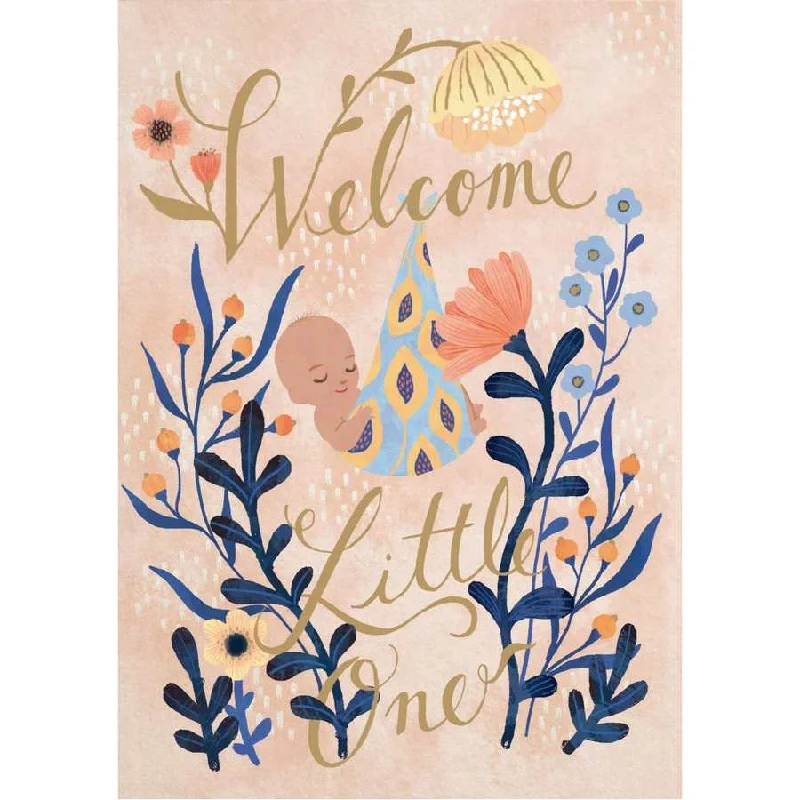 Welcome Little One New Baby Card